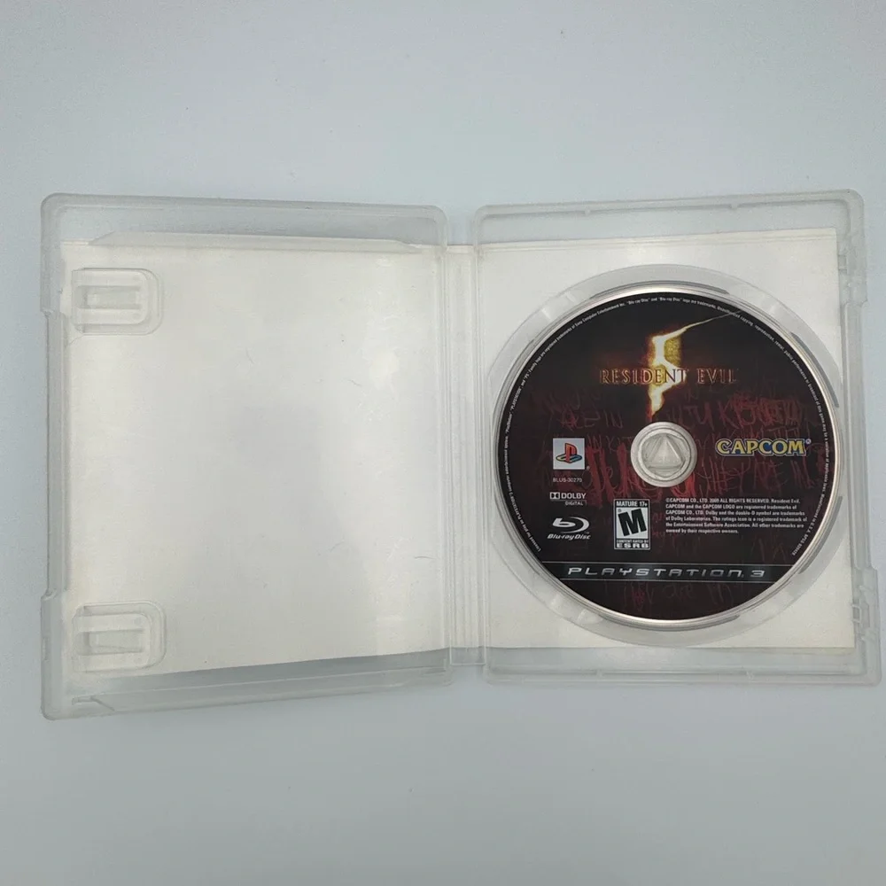 Resident Evil 5‎ PS3 PlayStation 3 Game Capcom Tested Working